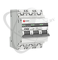 Автоматический выключатель ВА 47-63, 3P 63А (C) 4,5kA EKF PROxima
