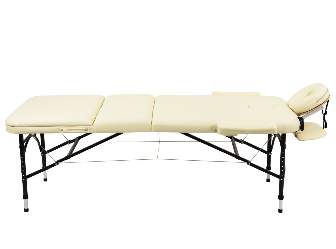 Массажный стол Atlas sport STRONG 3-с алюминиевый 70 см. Усиленный (бежевый) - фото 2 - id-p210955835