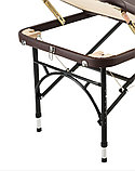 Массажный стол Atlas sport STRONG 3-с алюминиевый 70 см. Усиленный (коричневый), фото 4