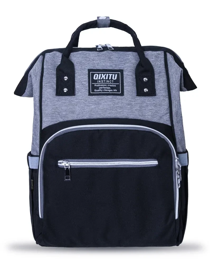 Сумка - рюкзак для мамы с термо-карманами для бутылочек Qixitu+ подарок - фото 3 - id-p210972398