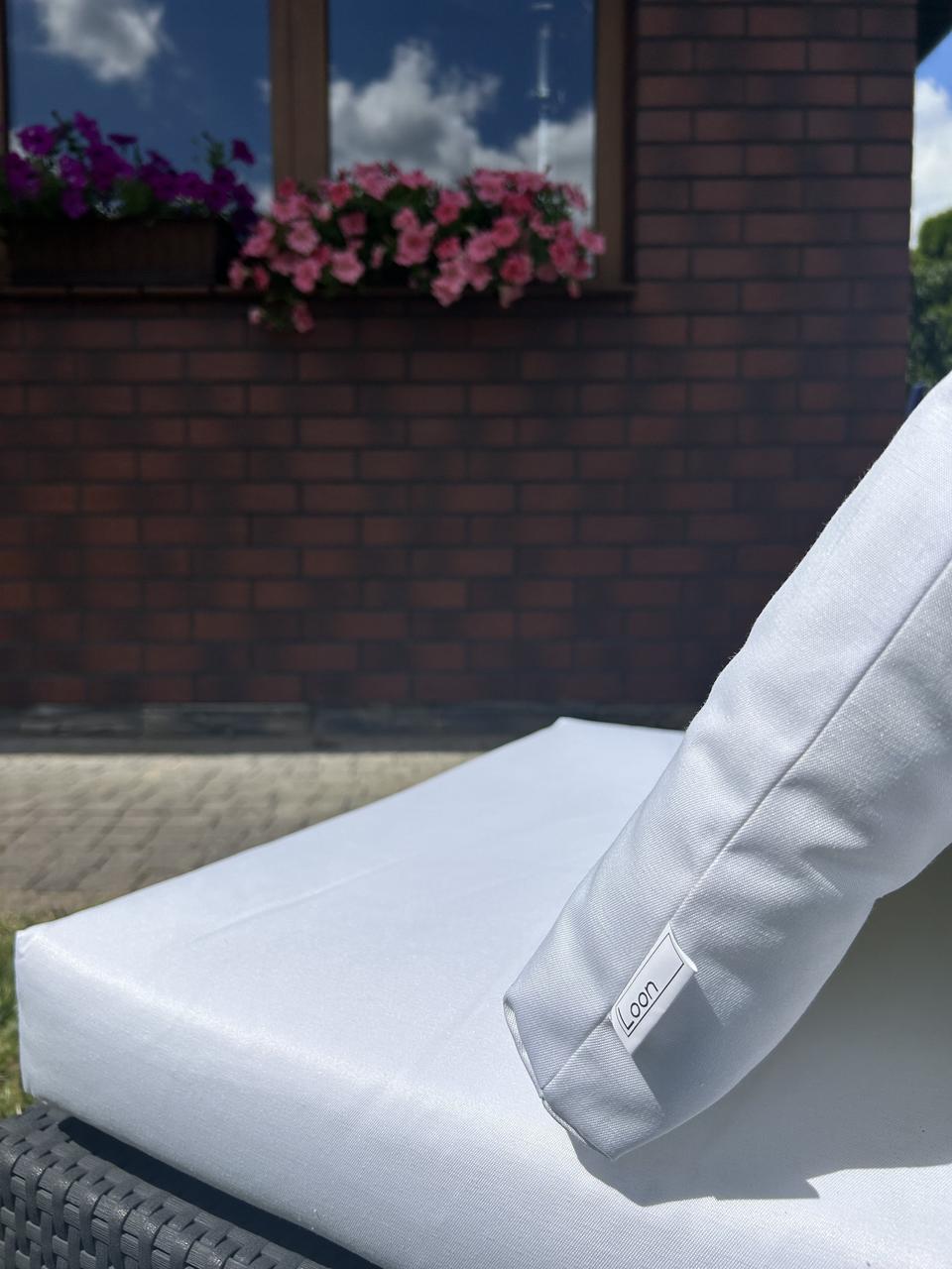 Подушка на сиденье для садовой мебели Чериот 40 х 60 Белый - фото 10 - id-p204309790