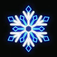 Светодиодная фигура Снежинка 0115
