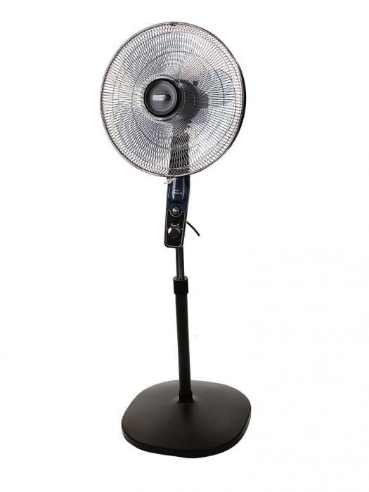 Вентилятор напольный электрический бытовой тихий мощный с пультом управления для дома Tefal VF4420F2 черный - фото 1 - id-p210577966