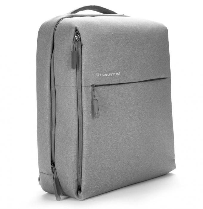 Стильный городской рюкзак Xiaomi Simple Urban Life Style Backpack серый DSBB01RM / ZJB4066GL - фото 1 - id-p210578173