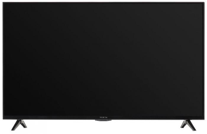 Безрамочный телевизор с интернетом голосовым помощником VEKTA LD-43SU8921BS SMART TV 4K Ultra HD Яндекс - фото 2 - id-p210911991