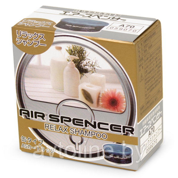 Ароматизатор меловой EIKOSHA AIR SPENCER - RELAX SHAMPOO (яблоко ...