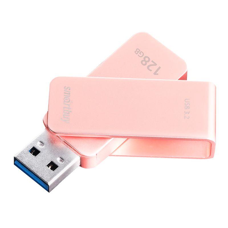 USB флэш-накопитель 128GB SmartBuy M1 Metal Apricot (SB128GM1A) USB 3.2 - фото 1 - id-p37647499