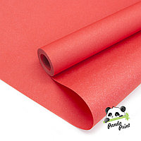 Упаковочная бумага Крафт Красный (500 мм х 8,23 м)