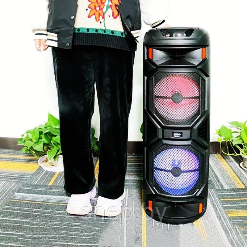 Акустическая система BT Speaker ZQS 8221 + беспроводной микрофон + пульт ДУ 40W - фото 7 - id-p211011262
