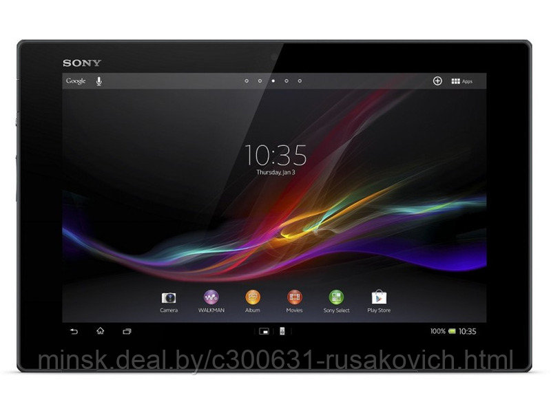 Дисплейный модуль Sony TABLET Z черный (оригинал)