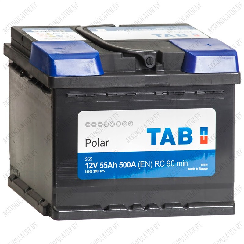 Аккумулятор TAB Polar / [246455] / 55Ah / 500А - фото 1 - id-p121280786