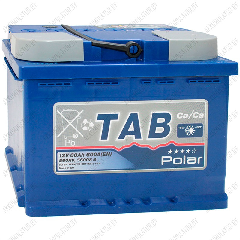 Аккумулятор TAB Polar Blue / [121060] / 60Ah / 600А - фото 1 - id-p75048982
