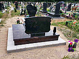 ДВОЙНОЙ ГРАНИТНЫЙ ПАМЯТНИК С ПОДХОРОНЕНИЕМ, фото 2