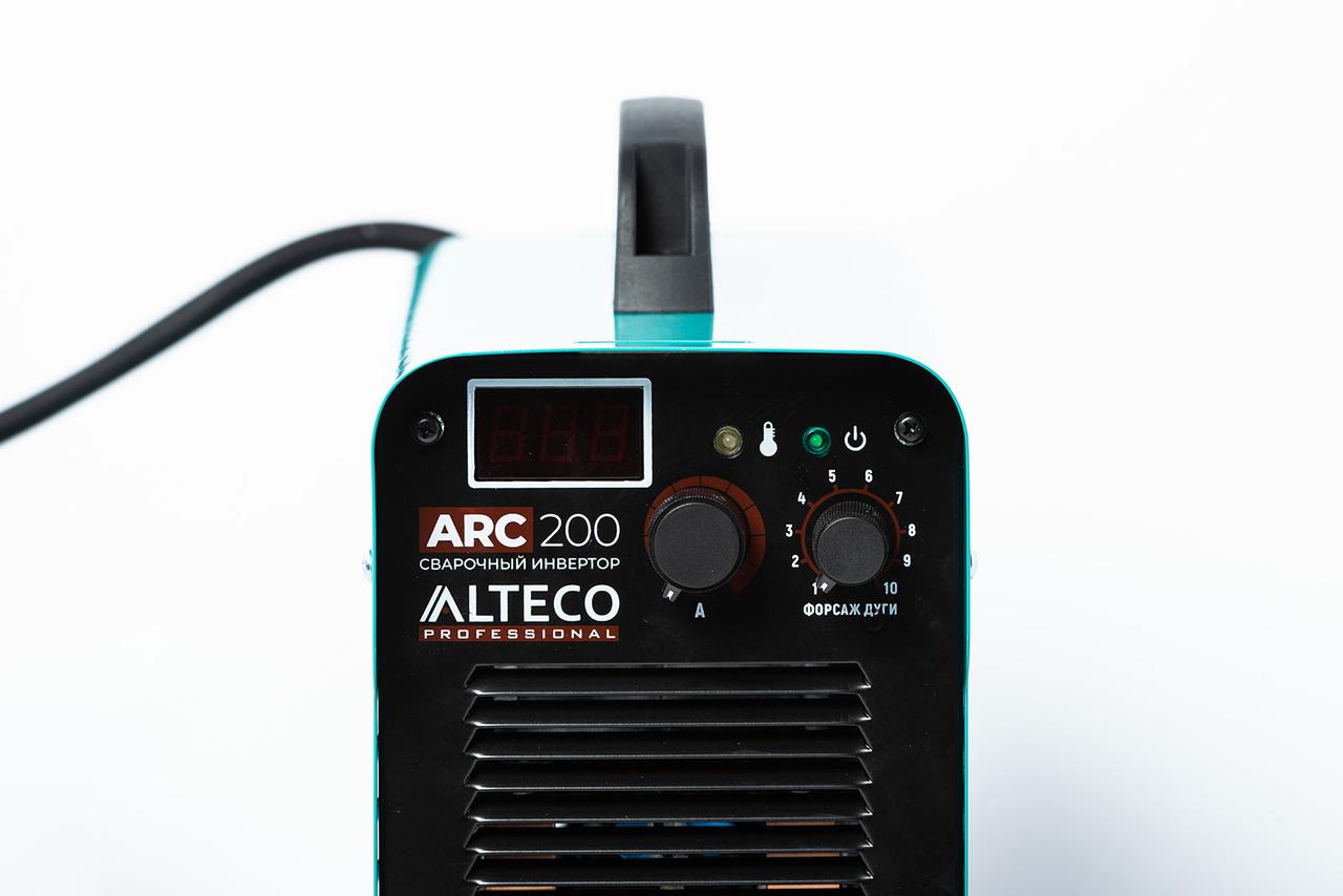 Сварочный аппарат ALTECO ARC-200 Professional +дисплей - фото 2 - id-p210996268