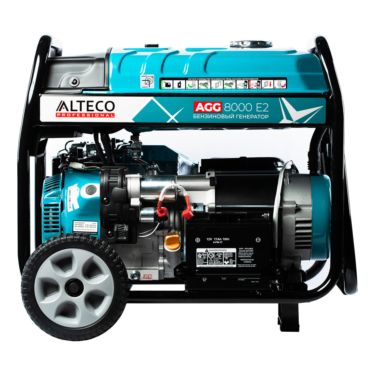 Бензиновый генератор Alteco Professional AGG 8000Е2 (6.5/7кВт) - фото 2 - id-p210996305