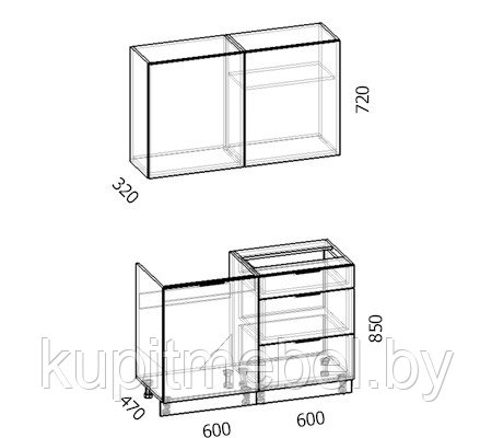 Кухня "Микс Топ-1" 1,2 м. - фото 2 - id-p211037959