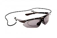 Очки спортивные солнцезащитные с 5 сменными линзами в чехле, черные (Sport Sunglasses, black), Bradex SF 0156