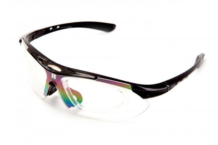 Очки спортивные солнцезащитные с 5 сменными линзами в чехле, черные (Sport Sunglasses, black), Bradex SF 0156 - фото 5 - id-p210324673