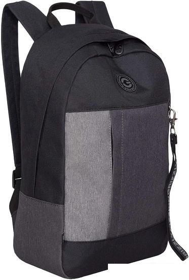 Городской рюкзак Grizzly RXL-327-3 (черный/серый) - фото 1 - id-p209926968