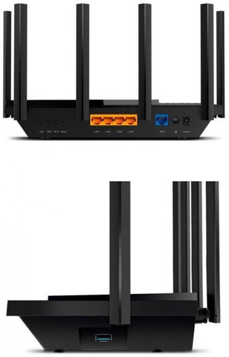 Wi-Fi роутер TP-LINK Archer AX72, AX5400, черный - фото 4 - id-p209930011