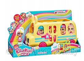 Игровой набор Kindi Kids Minis - школьный автобус с фигуркой