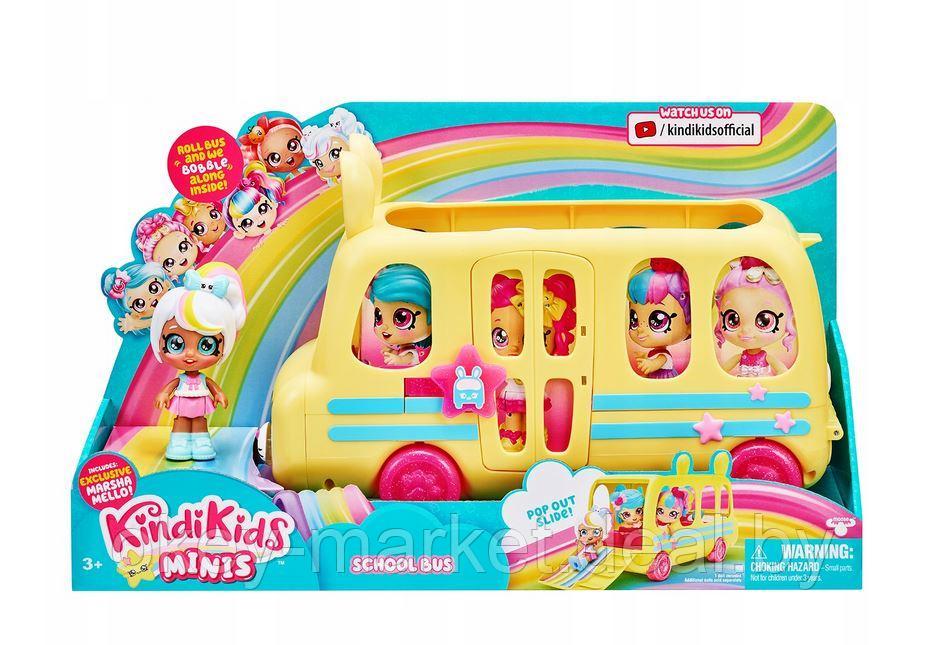 Игровой набор Kindi Kids Minis - школьный автобус с фигуркой - фото 5 - id-p211043033