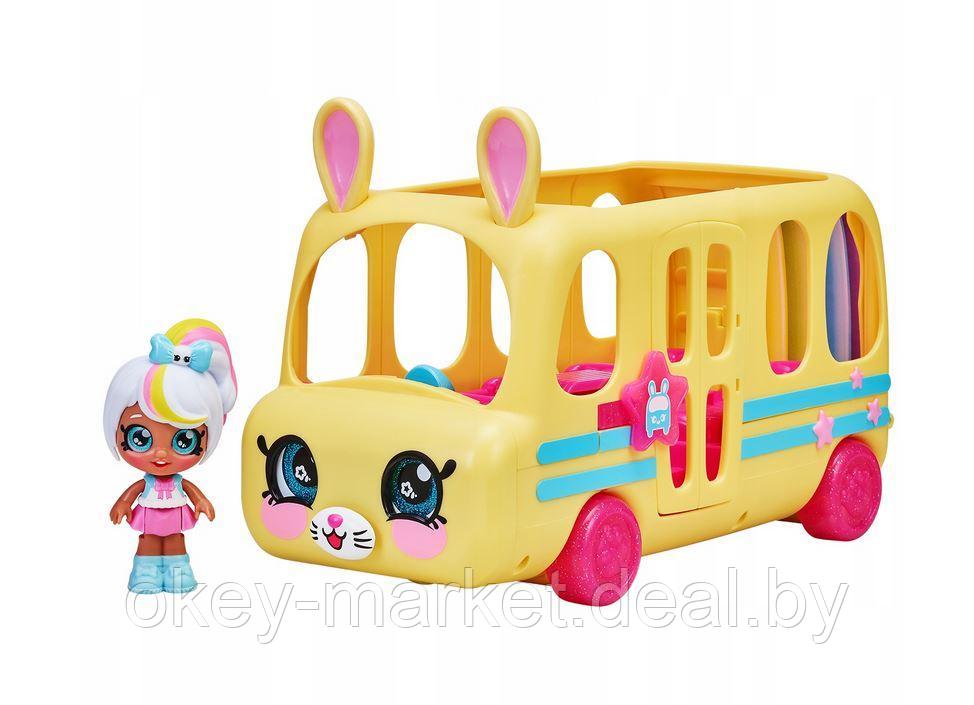 Игровой набор Kindi Kids Minis - школьный автобус с фигуркой - фото 7 - id-p211043033