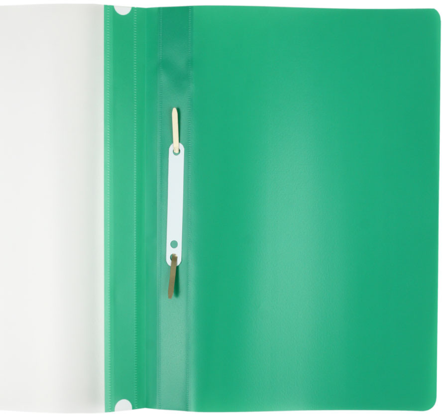 Папка-скоросшиватель пластиковая А4 Attache толщина пластика 0,15 мм, зеленая