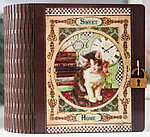 Шкатулка-книга деревянная «Котенок» 14*14 см, ассорти