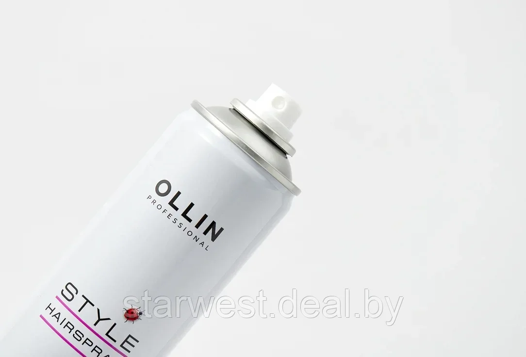 Ollin Professional Style Hair Spray 450 мл Лак / спрей эластичной фиксации для волос - фото 4 - id-p211057200