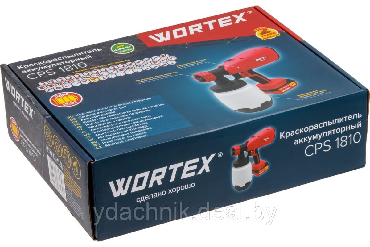 Аккумуляторный краскораспылитель WORTEX CPS 1810 в кор. с акб и зу ALL1 - фото 9 - id-p211057310