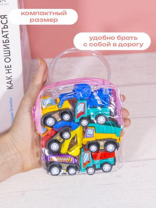 Машины для мальчиков игрушки машинки детские набор игрушечный транспорт трактор камаз самосвал бетономешалка - фото 3 - id-p211057978