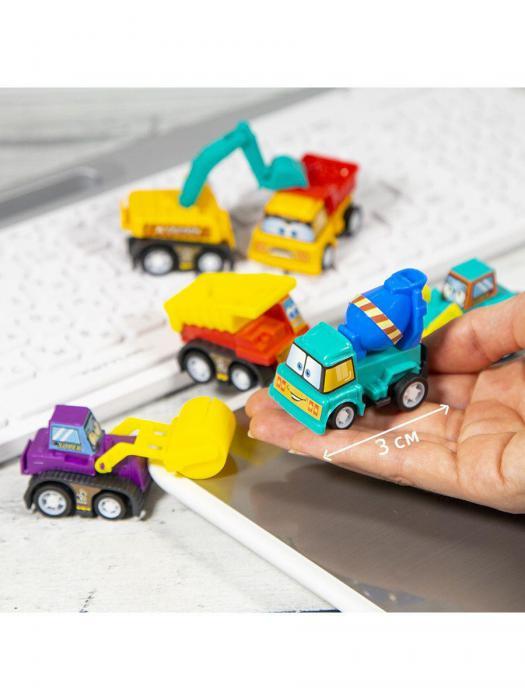 Машины для мальчиков игрушки машинки детские набор игрушечный транспорт трактор камаз самосвал бетономешалка - фото 8 - id-p211057978