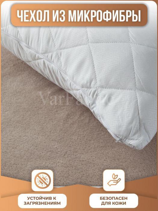Наперник 50х70 на молнии подушку стеганый для пера белый - фото 4 - id-p211057979