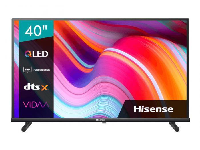 Телевизор 40 дюймов смарт тв Full HD с wifi Hisense 40A5KQ LED со smart tv для цифрового тв - фото 1 - id-p211058072