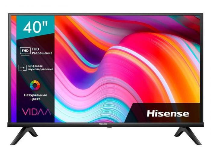 Телевизор 40 дюймов смарт тв Full HD с wifi Hisense 40A4K LED со smart tv для цифрового тв - фото 1 - id-p211058073