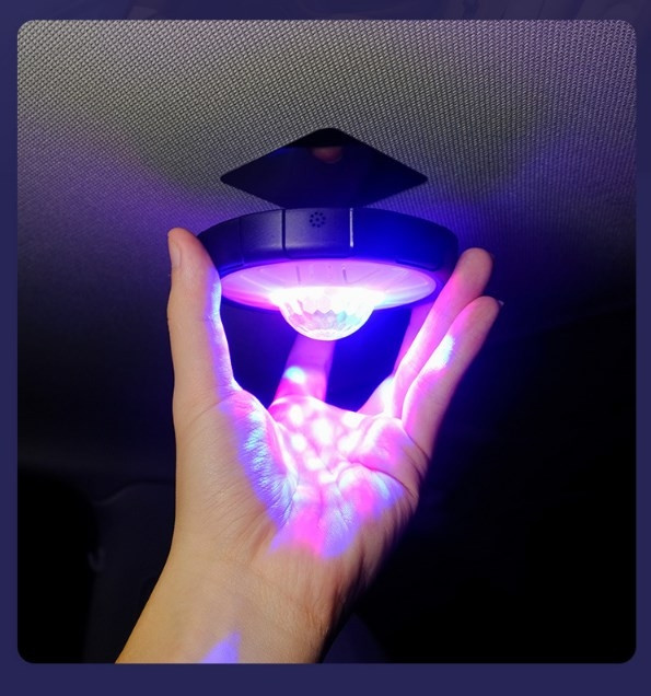 Подсветка в салон автомобиля с датчиком звука Automobile Atmosphere Lamp / Фонарь - диско лампа в автомобиль, - фото 2 - id-p196337549