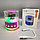 ПортативнаяBluetoothколонкаWireless Speaker S-18 с функциейTWS (музыка, FM-радио, подсветка) Фуксия, фото 10