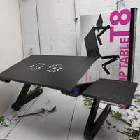 Складной cтолик трансформер для ноутбука  Multifunctional Laptop Table T8 (42,0 х 27,0 столешница, 50,0