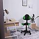 Кресло поворотное Miami, зеленый + черный, сетка, фото 3