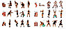 Комплект фитнесс  ремней (тросов), с регулировкой нагрузки для всех групп мышц, набор 11 предметов (эспандер), фото 3