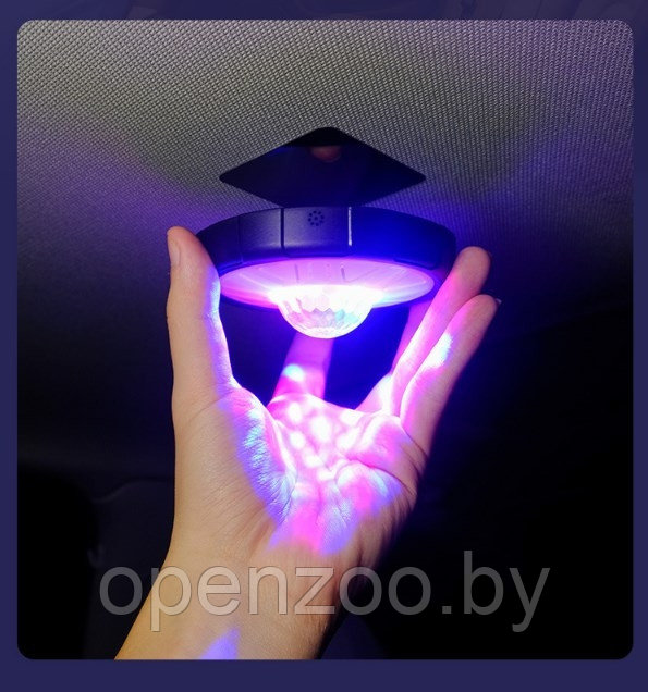 Подсветка в салон автомобиля с датчиком звука Automobile Atmosphere Lamp / Фонарь - диско лампа в автомобиль, - фото 2 - id-p196336680