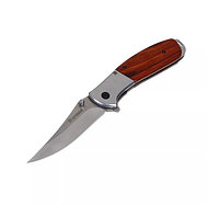 Нож туристический складной, 20,5см, нерж. сталь, полисандр ЕРМАК/118-175