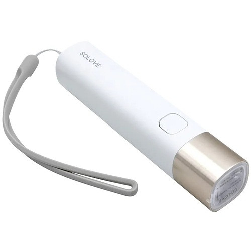 Фонарик Solove X3s Portable Flashlight Mobile Power (Белый) - фото 1 - id-p211063705