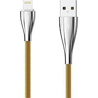 USB/Lightning кабель Rock Metal Data Cable для iPhone, iPad, iPod для зарядки и синхронизации 1 метр в оплетке