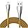 USB/Lightning кабель Rock Metal Data Cable для iPhone, iPad, iPod для зарядки и синхронизации 1 метр в оплетке, фото 2