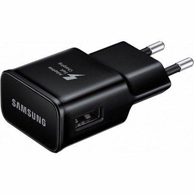 Сетевое зарядное устройство устройство для быстрой зарядки Samsung для Galaxy ток 2A (EP-TA20EBE) черное - фото 1 - id-p211062398
