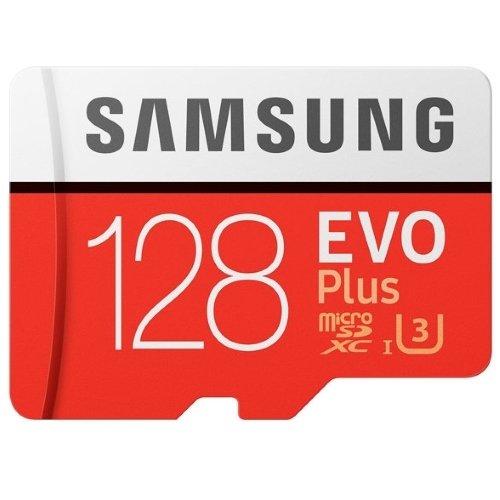Карта памяти Samsung Evo Plus microSDXC 128Gb Class 10 UHS-I U3 + SD адаптер (MB-MC128GA) - фото 2 - id-p211062403