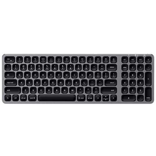 Беспроводная клавиатура Satechi Compact Backlit Bluetooth Keyboard (Grey) ST-AMBKM-RU - фото 1 - id-p211063122