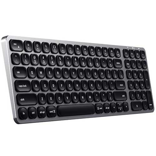 Беспроводная клавиатура Satechi Compact Backlit Bluetooth Keyboard (Grey) ST-AMBKM-RU - фото 2 - id-p211063122